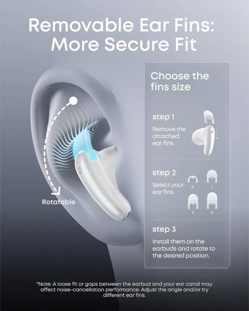 Kufje pa kabllo Soundcore Liberty Buds / TWS / Bluetooth 6.1 / 11mm / ANC / Spatial Audio / AI Translation / Mikrofon - Bardhë 4