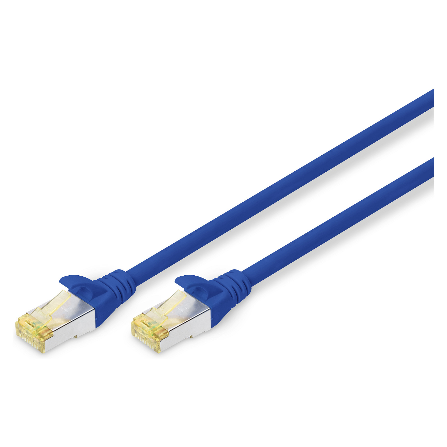 Kabllo për rrjet DIGITUS / CAT 6A / S/FTP / Patch Cable / 3m – Blu
