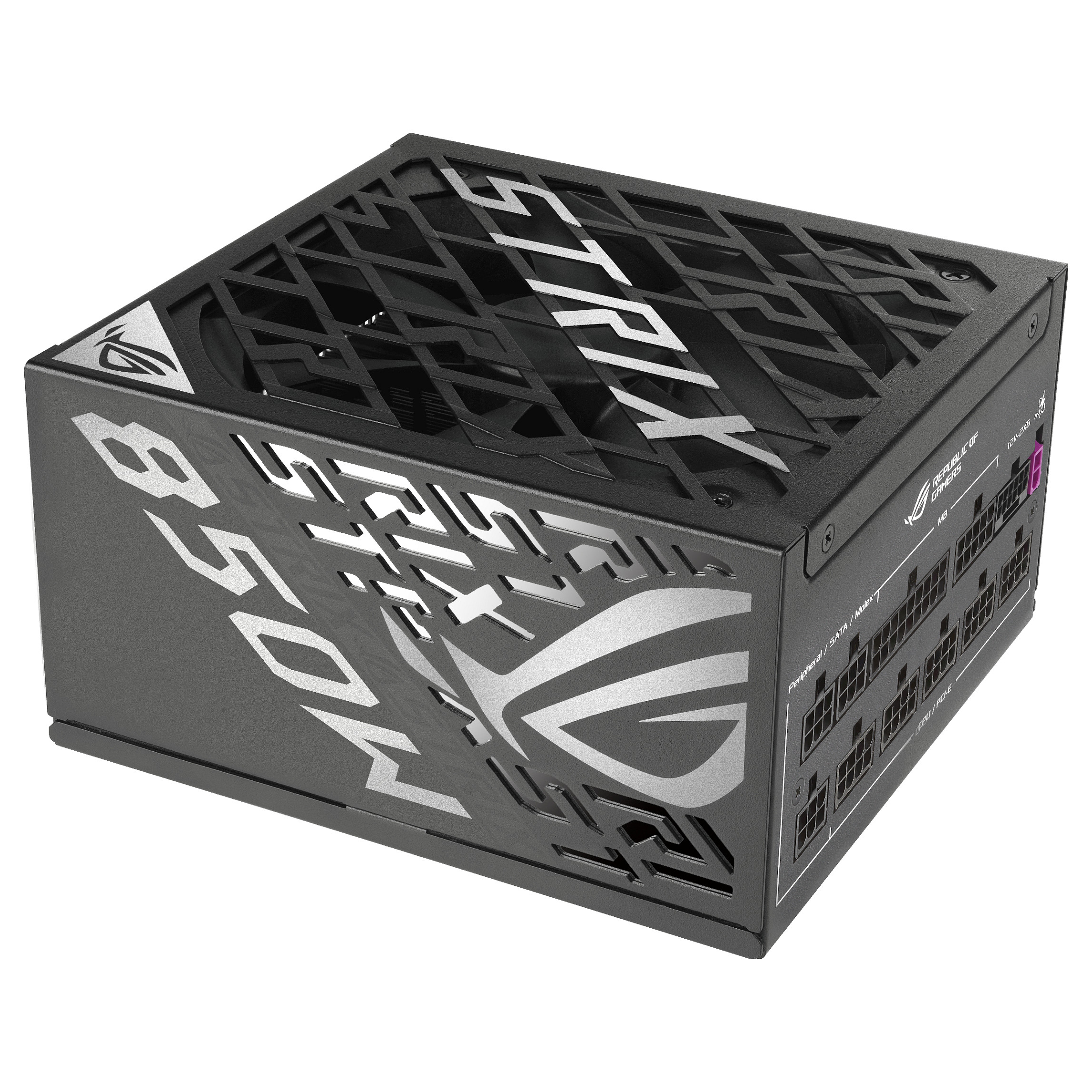 Furnizues Energjie ASUS ROG STRIX‑850P‑G / 850W / 80 PLUS Platinum / ATX 3.1 - Zezë thumbnail 2