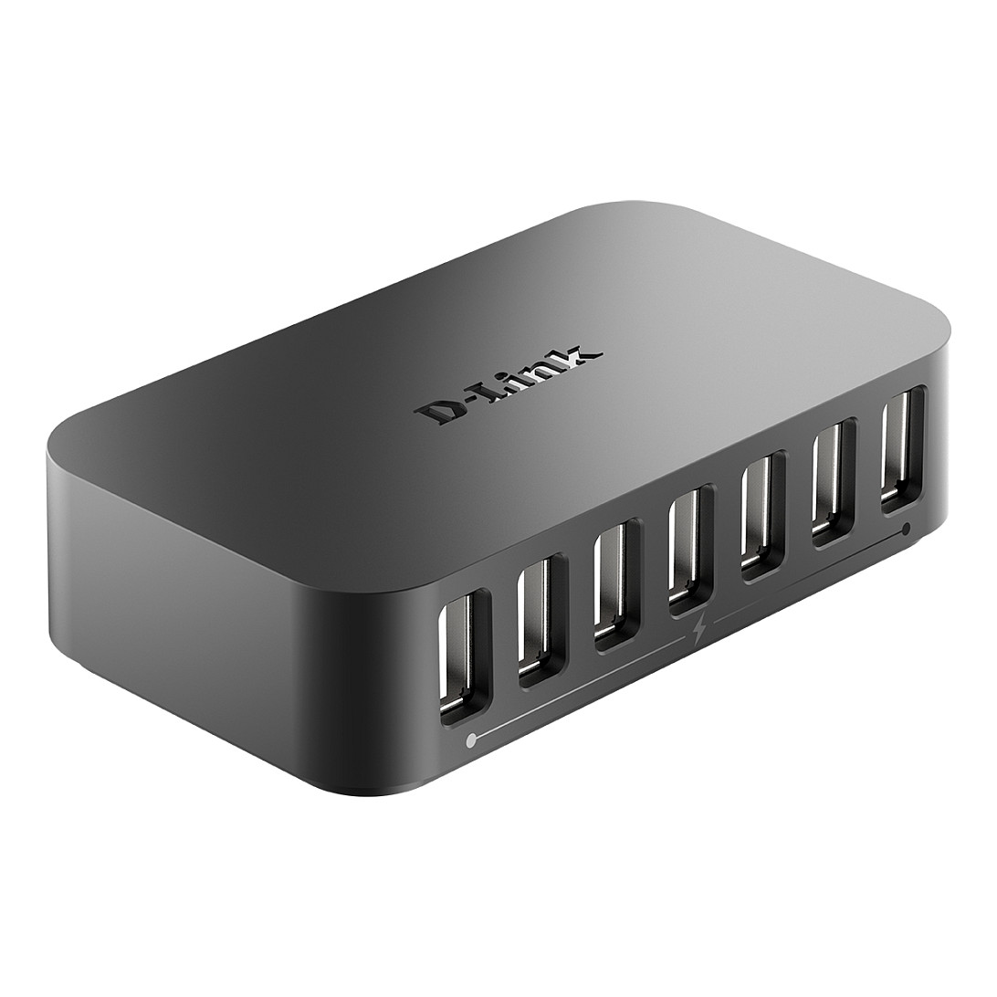 D-Link USB 2.0 Hub – Zgjerues USB me Porta Multiple, Black thumbnail 2