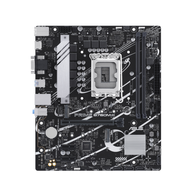 Pllakë Amë MB Intel Asus PRIME B760M‑K – Zezë