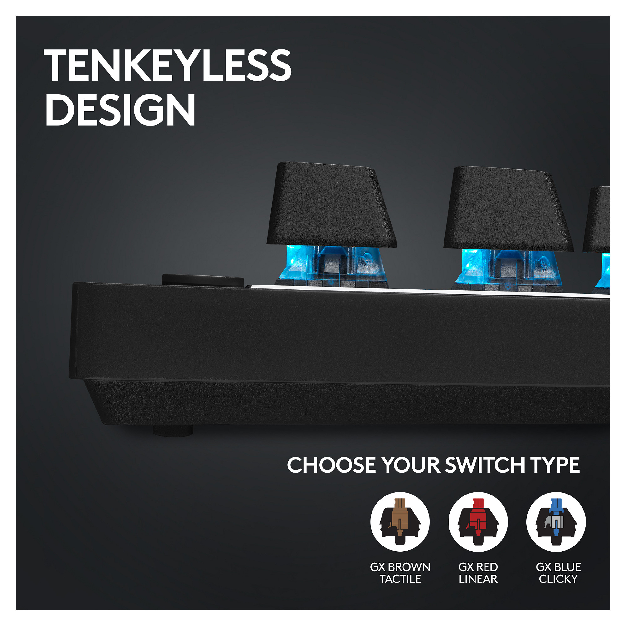 Tastierë Gaming Logitech G PRO X TKL LIGHTSPEED / TKL / Mekanike / Tactile Switches / QWERTZ / Wireless & Bluetooth / USB - Zezë 10