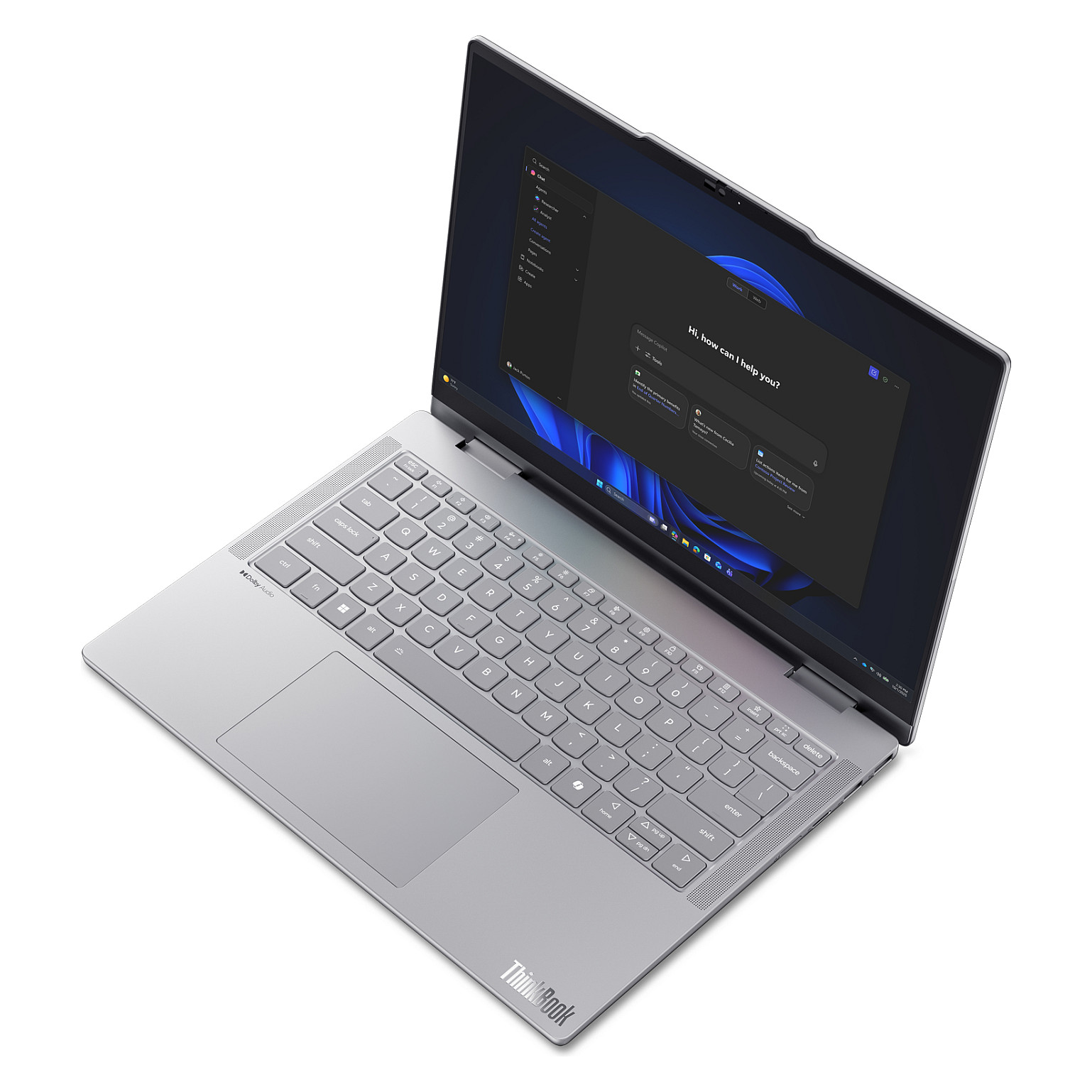 Laptop Lenovo ThinkBook 14 2in1 G6 / Ultra 5 325 / 16GB DDR5 / 512GB / 14" WUXGA IPS Touch 60Hz / Intel Graphics / DE - Gri thumbnail 3