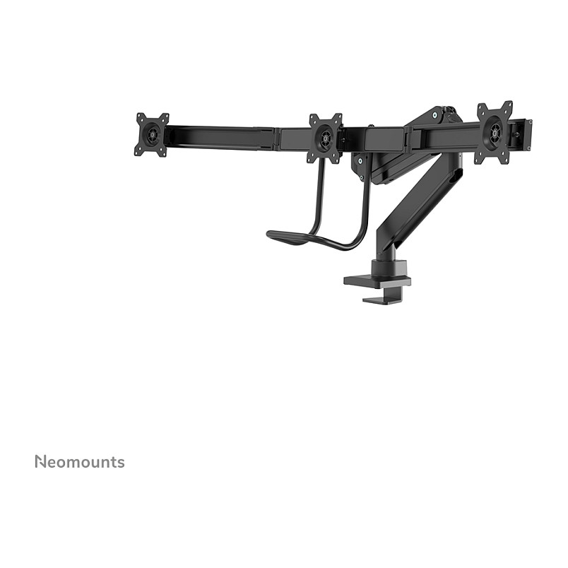 Mbajtëse për Monitor Neomounts NM-D775DX3BLACK , 3 Monitorë , 17–27" , deri 6kg për monitor , VESA 75x75 & 100x100 - Zezë 2
