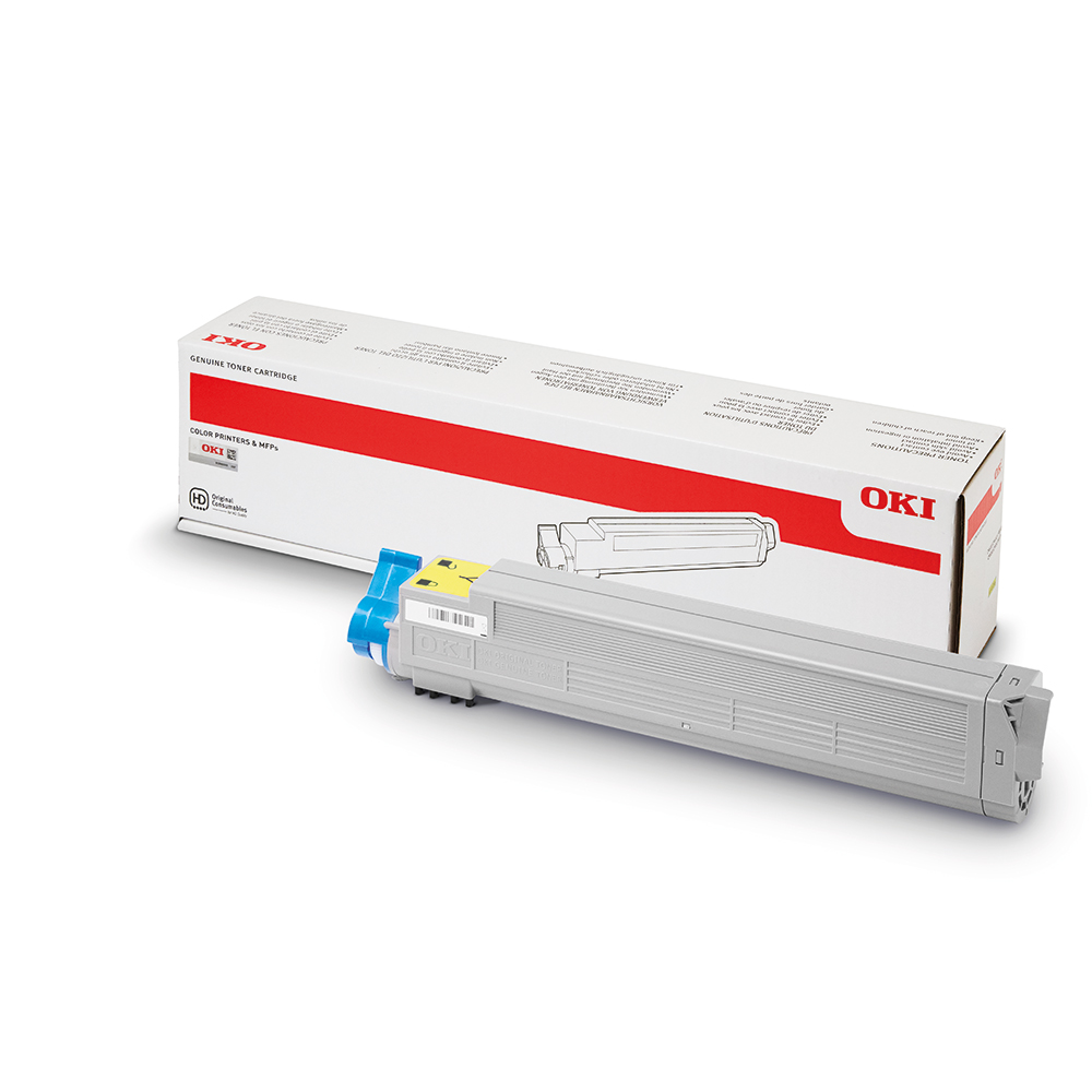 Toner OKI 43837129 – Verdhë thumbnail 2