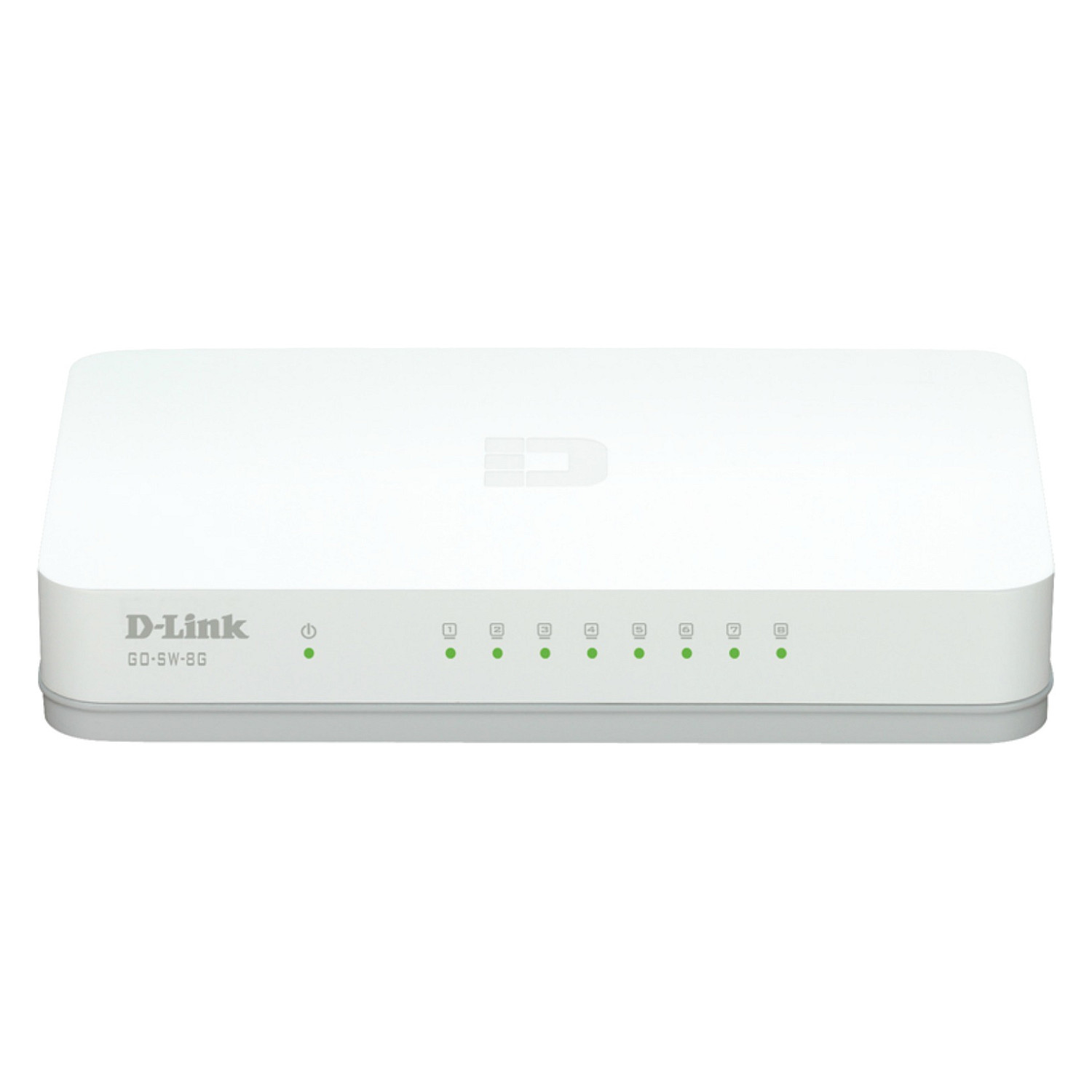 Switch D-Link GO-SW-8G/E, 8× Gigabit Ethernet RJ45, Unmanaged, 16Gbps – Bardhë