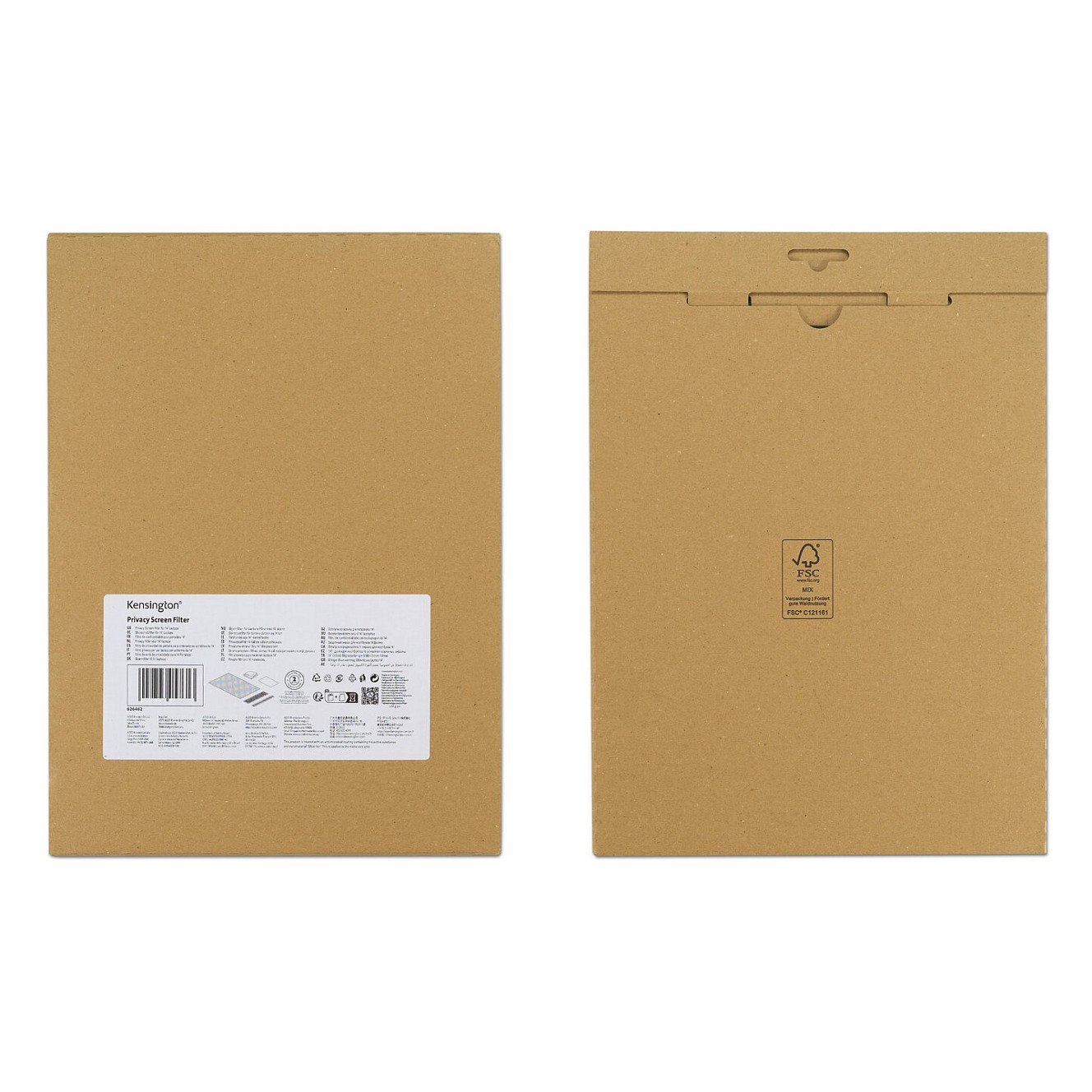 Mbrojtës Ekrani për Laptop Kensington EQ140A1610E, Filtër Privatësie, 14", 16:10, 2-Way, i Çmontueshëm - Zezë 2