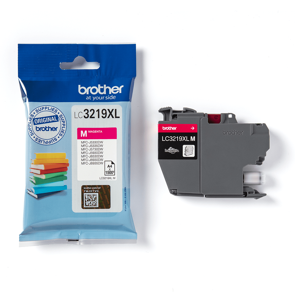 INK për Printer Brother LC-3219XLM / XL / 1,500 Faqe - Magenta