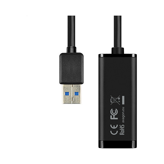 Adapter Rrjeti AXAGON ADE-SR, Gigabit Ethernet 10/100/1000Mbps, USB 3.0 Type-A, 1× RJ45 - Zezë 6