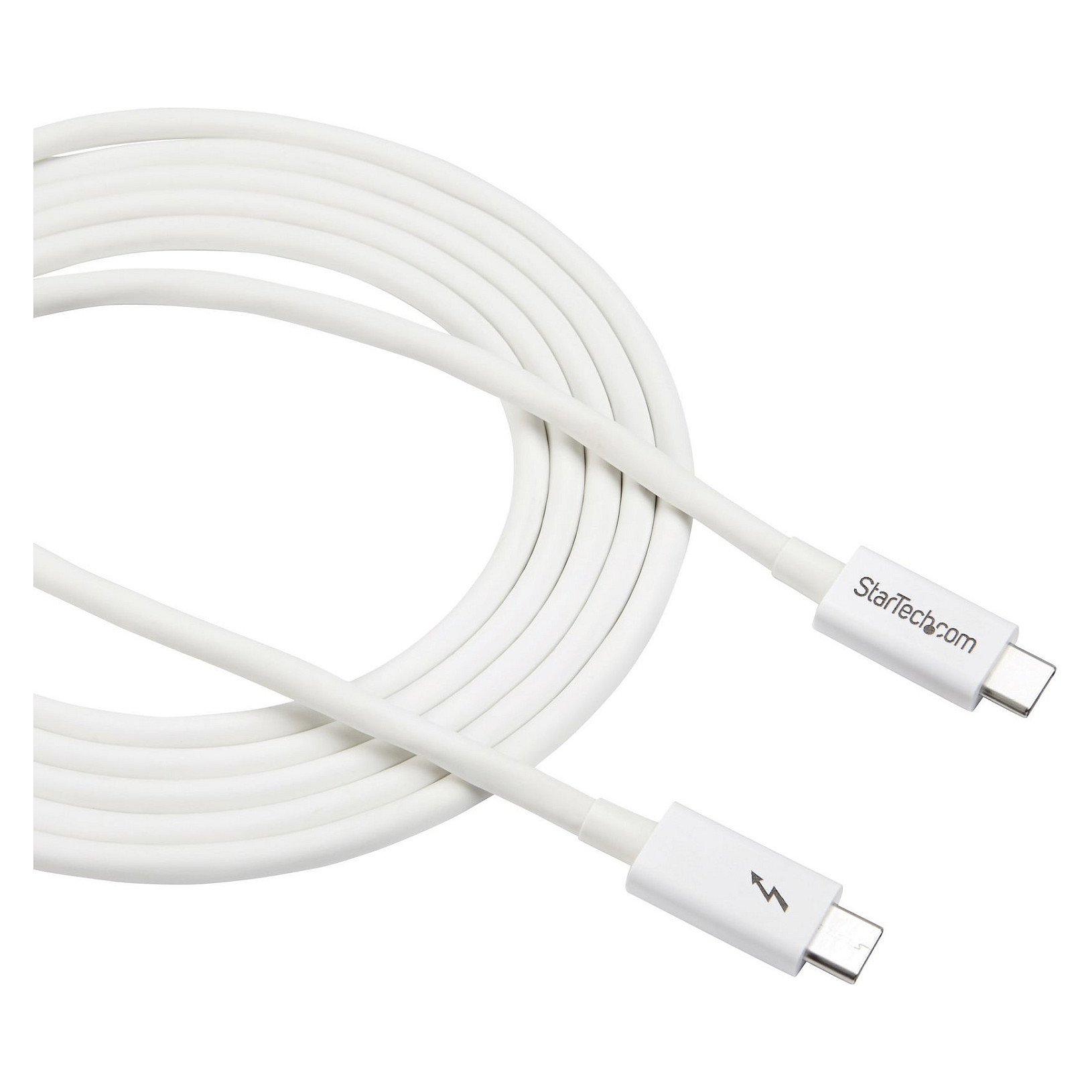 Kabllo Thunderbolt 3 / 20 Gbit/s / 2 m – Bardhë thumbnail 5