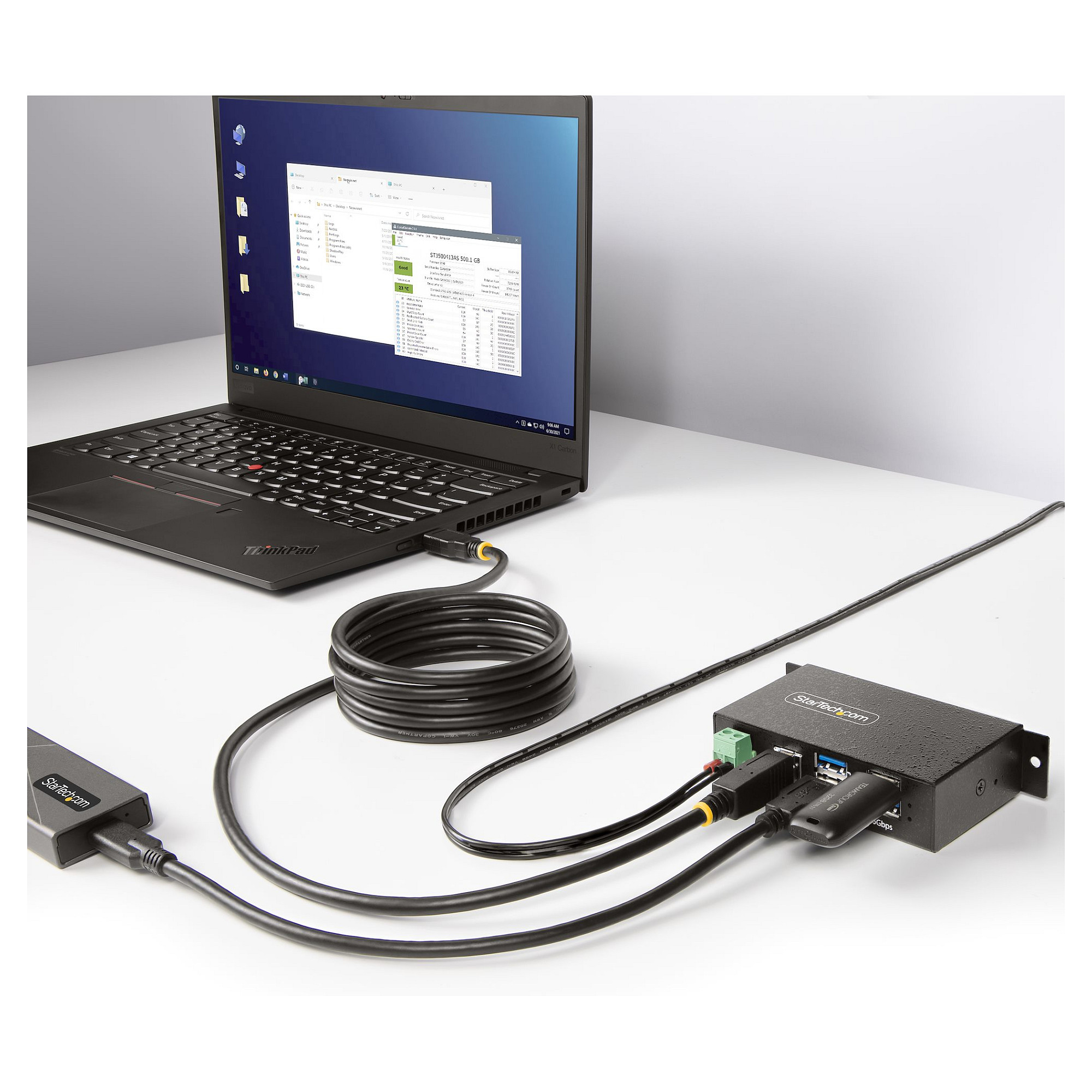 Hub StarTech 5G4AINDRM 4 Port Managed Industrial USB-A HUB thumbnail 6