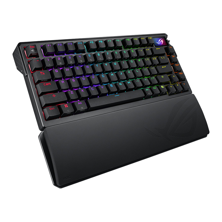 Tastierë Gaming ASUS ROG Azoth Extreme / Mekanike / Hot-Swap / OLED / Wired&Wireless / USB-C + Bluetooth + RF 2.4GHz / QWERTZ Francez – Zezë 7