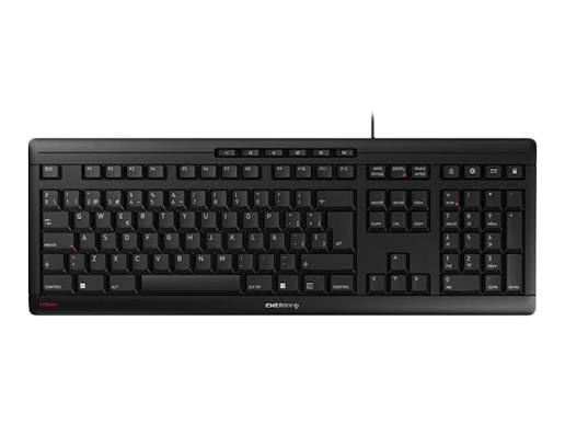 Tastierë Me kabllo Cherry STREAM / Spanish Layout – Zezë