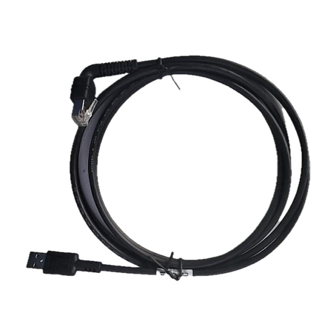 Kabllo USB Zebra CBL-58926-04, USB-A në DB9 Femër, 1.8 m – Zezë 4