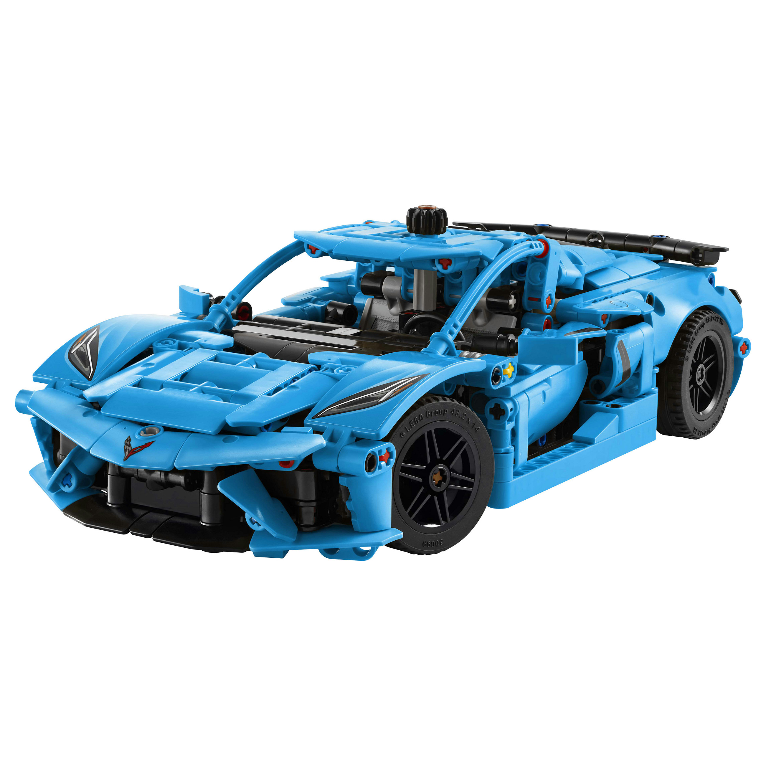 LEGO Technic Chevrolet Corvette Stingray, 732 Pjesë – Blu thumbnail 2