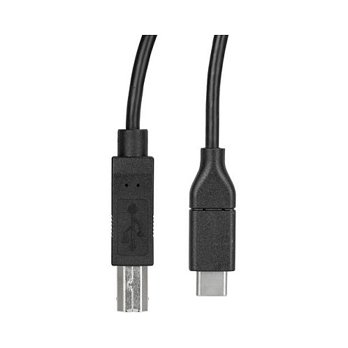 Kabllo StarTech.com USB2CB3M, USB-C në USB-B, USB 2.0, 480 Mbps, 3 m - Zezë 4