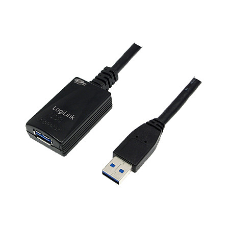 Kabllo USB LogiLink CU0023, USB 3.0, USB-A Mashkull në USB-B Mashkull, 5Gbps, 1m - Zezë 7