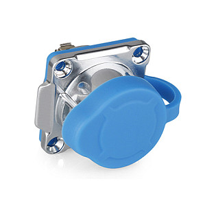 Lidhës USB Good Connections IC01-24U302, USB 3.0 Type-A, Femër në Femër, M24, IP65/IP67 - Blu/Argjend 2