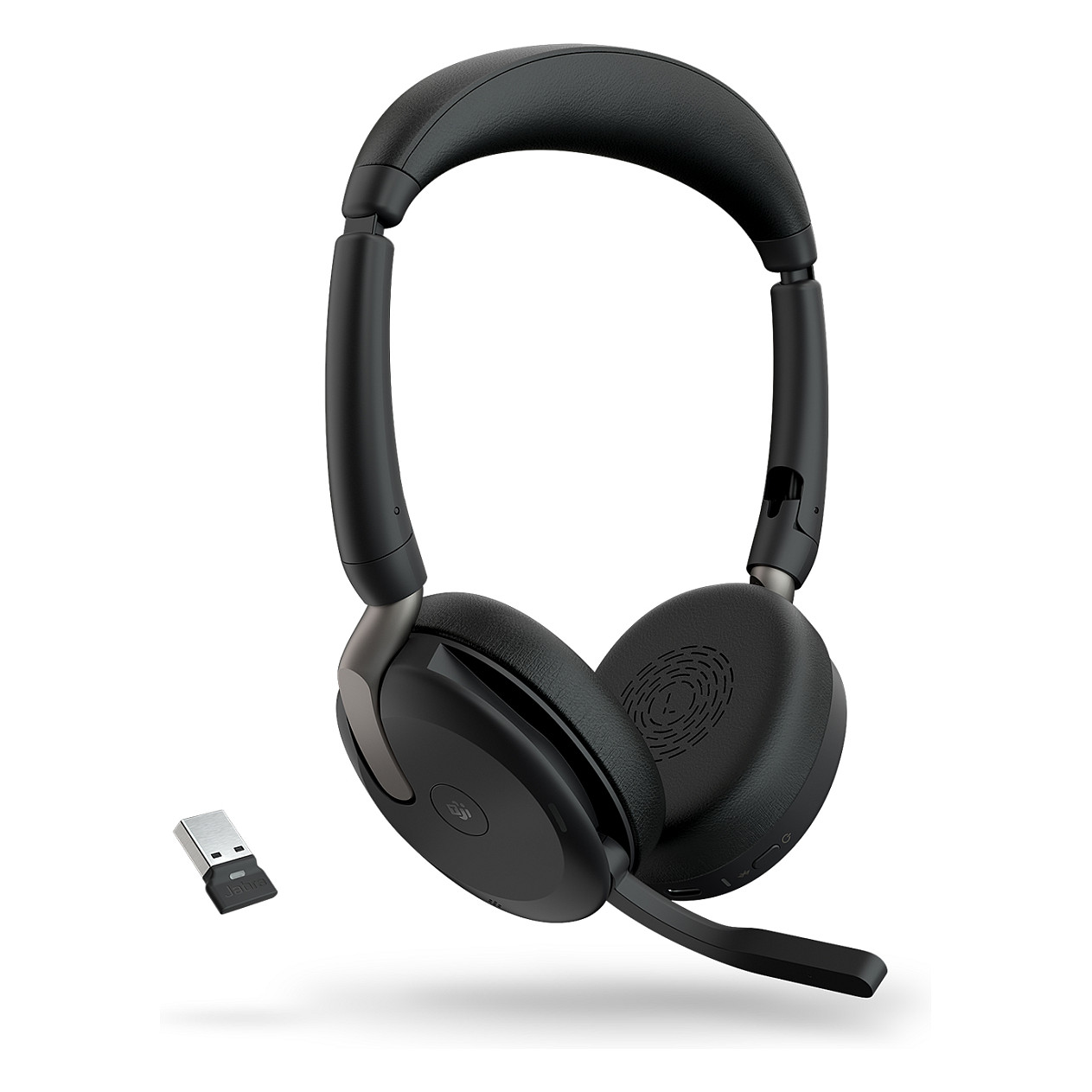 Kufje pa kabllo Jabra Evolve2 65 Flex MS Stereo USB-A - Zezë 4