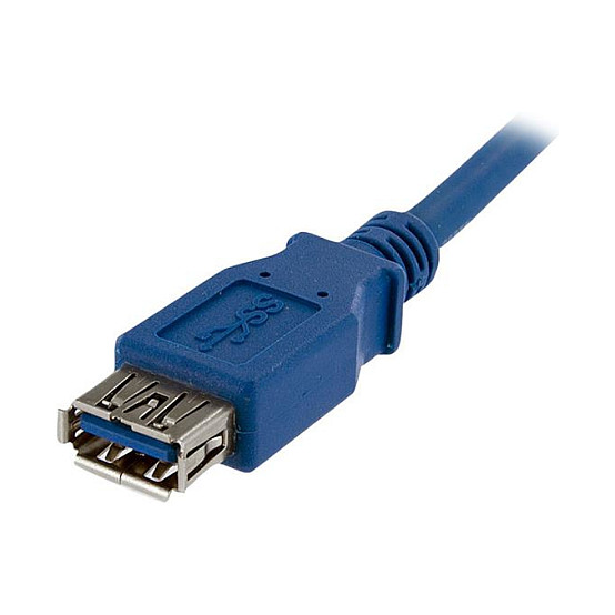 Kabllo zgjatuese StarTech.com USB3SEXT1M, USB-A mashkull në USB-A femër, USB 3.2 Gen 1, 5 Gbps, 1 m - Blu 2