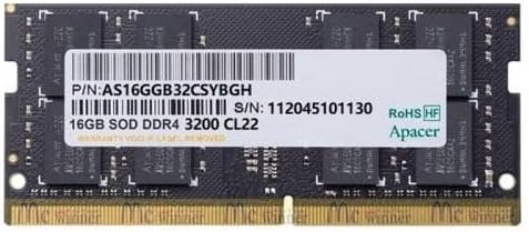 RAM Memorie DDR4 Apacer, 16GB, SO-DIMM, 3200MHz, CL22, 1.2V, 260-pin - Zezë