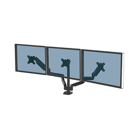 Mbajtëse për Monitor Fellowes Designer Suites / deri 21" / deri 18kg / 3 Nivele Lartësie / Sirtar Ruajtjeje - Zezë 7
