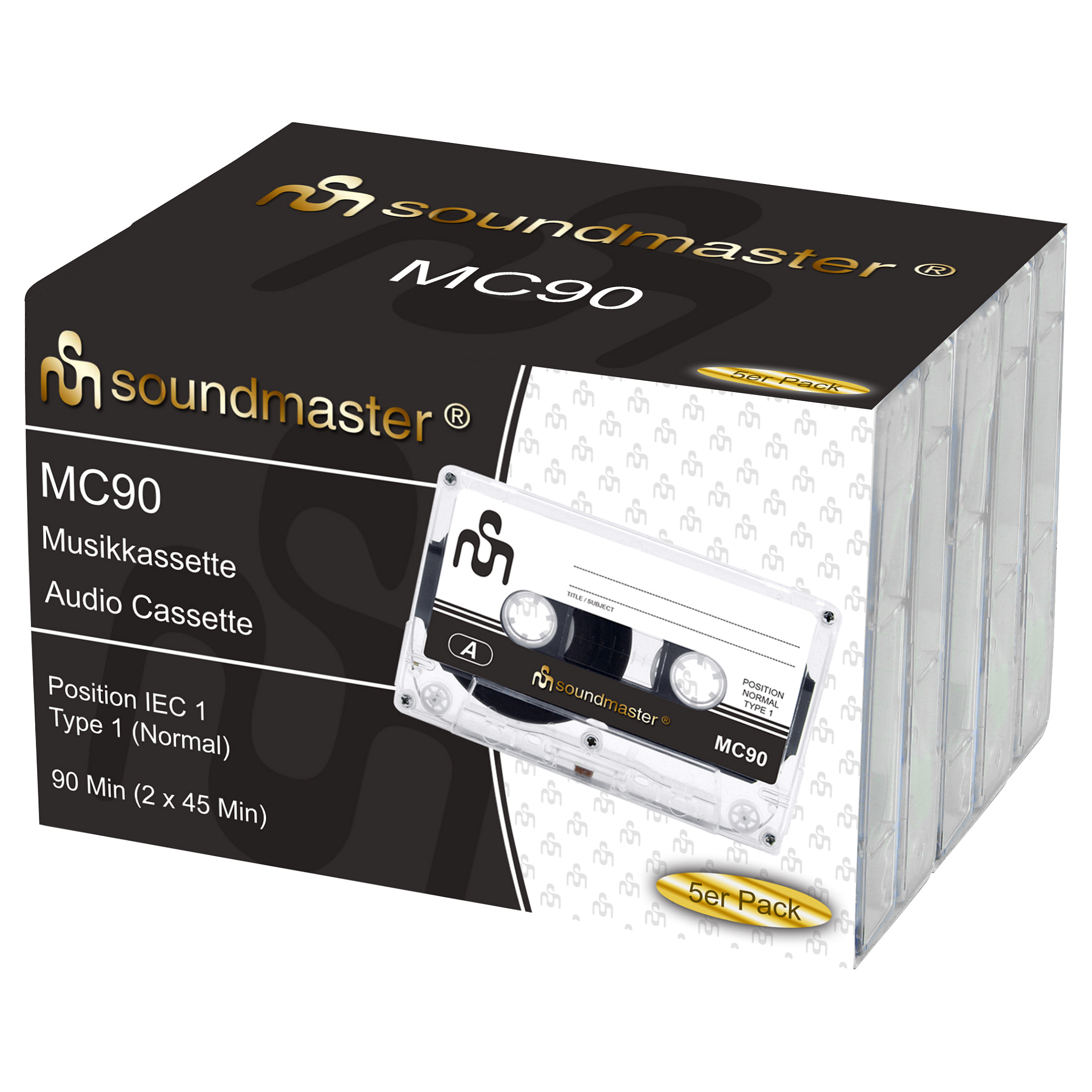 Kasetë Audio Soundmaster MC90, 90 min, 5 Copë thumbnail 3