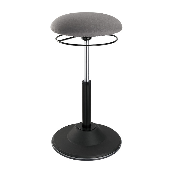 Karrige Ergonomike LogiLink EO0022, Wobble Stool, E rregullueshme 50.6–70.6 cm, 113 kg - Zezë, Gri
