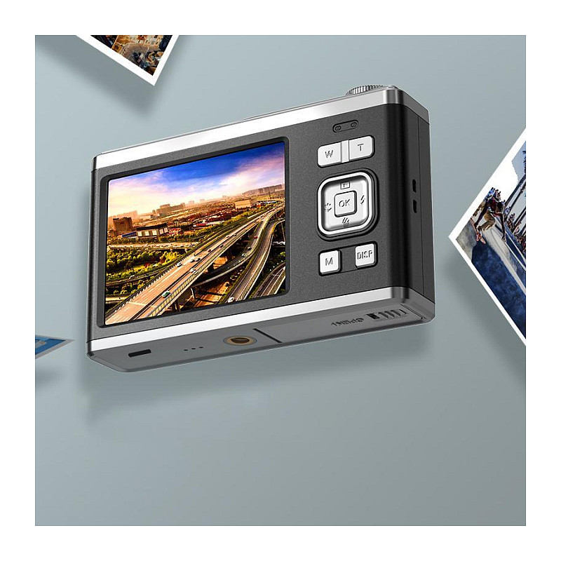 Kamerë digjitale Rollei Compactline 10x / 60MP / 10x Optical Zoom / 4K / Dual Display - Gri/Argjend 8