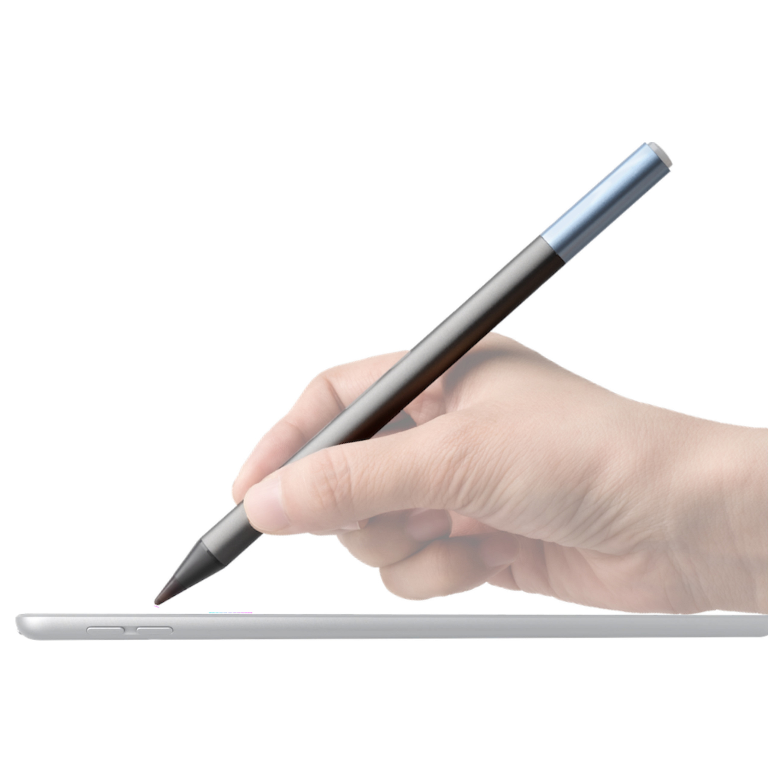 Aksesorë për Tablet DEQSTER Pencil 2 / Për iPad / Palm Rejection / Tilt Function / USB-C / 10.5 Orë – Gri/Blu 4