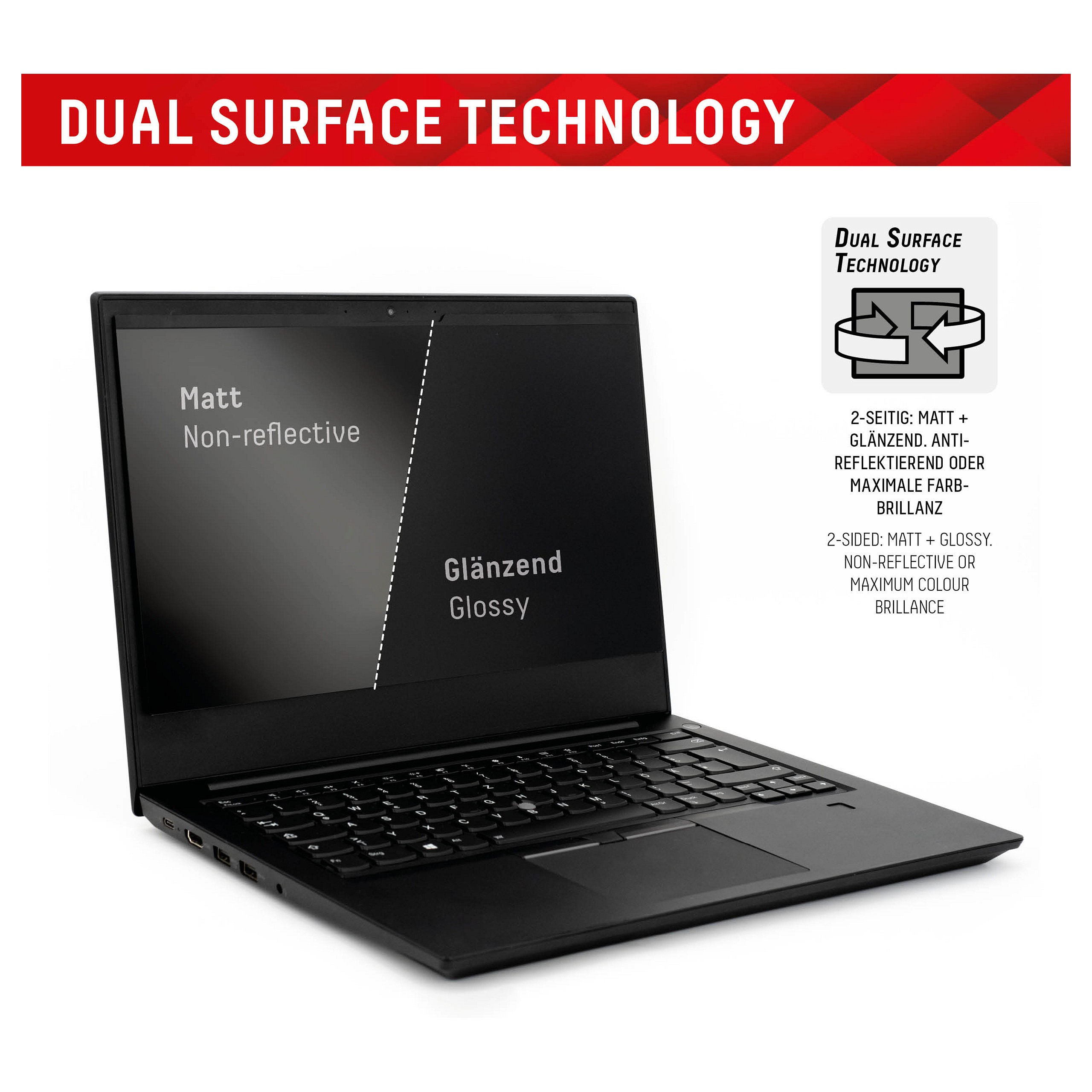 Filtër Privatësie DISPLEX Privacy Safe për Laptop 15.6” (16:9) - Zezë thumbnail 5