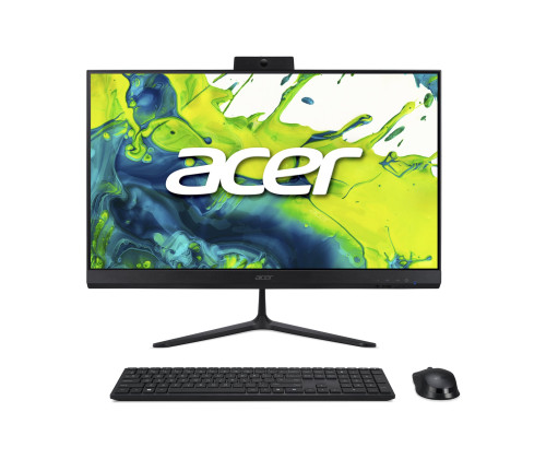 AIO Acer Aspire C24-2G, Ryzen 7 5825U, 16GB DDR4, 512GB, 23.8" FHD IPS 120Hz, Radeon Graphics, Tastierë & Maus - Zezë