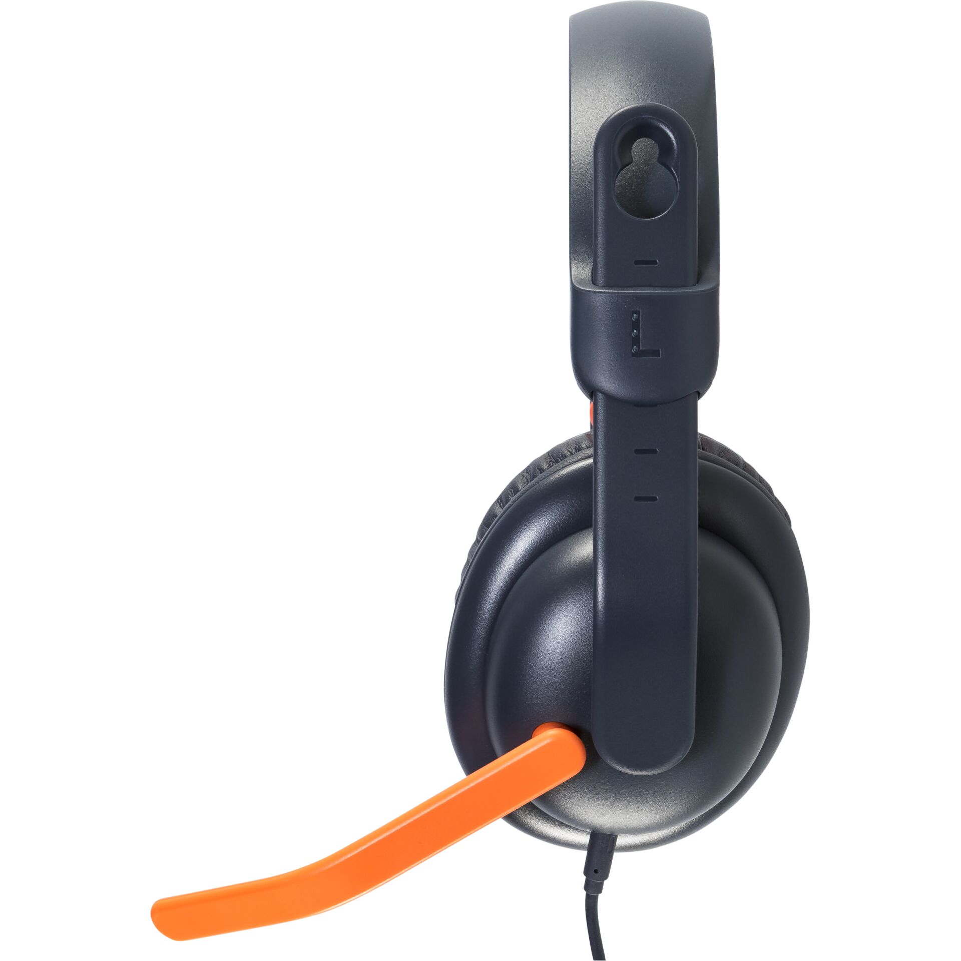 Kufje me kabllo Logitech Zone Learn / 981-001389 / 32 mm / AUX 3.5mm / Over-Ear – Blu/Portokalli 3