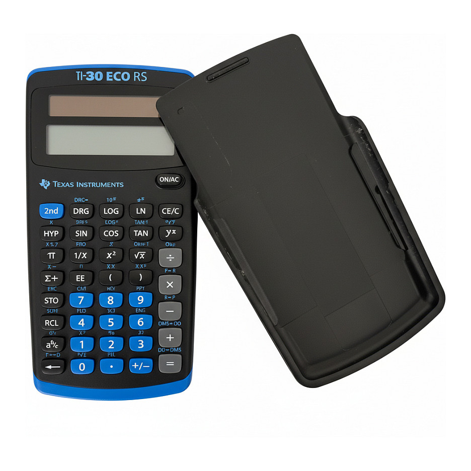 Kalkulator Texas Instruments TI-1795 SV, 8 Shifra, Ekran LCD i Pjerrët, Energji Diellore dhe Bateri – Argjend , Zezë 3