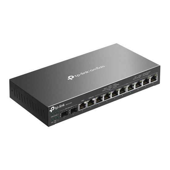 TP-Link ER7212PC Omada 3-in-1 VPN Gateway 12x Gigabit 8x PoE+ 110W Dual-Core – Zezë