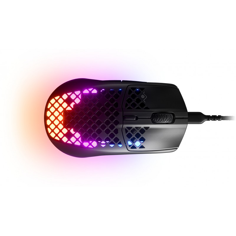 Maus Gaming Steelseries Aerox 3 Onyx 2022, Wireless - Zezë thumbnail 3