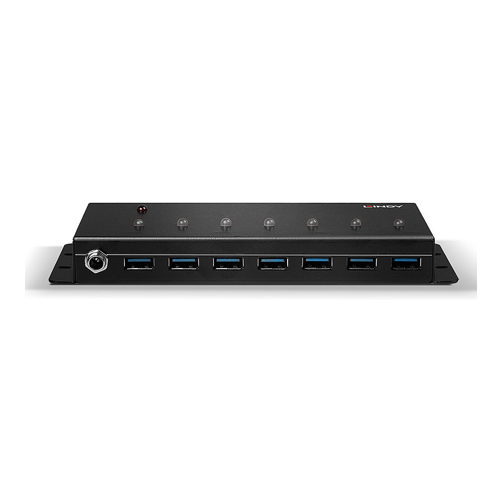 Hub USB Lindy 43128, USB 3.0, 7 Porta, 5 Gbit/s - Zezë 3
