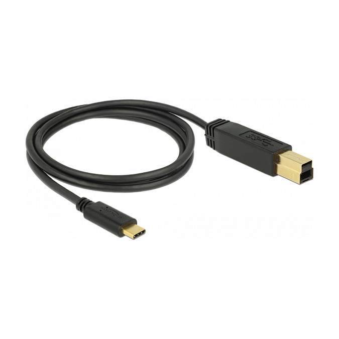 Kabllo USB DeLOCK 81516, USB 2.0 Micro-B Mashkull në A Femër EASY-USB, 0.2m - Zezë 8