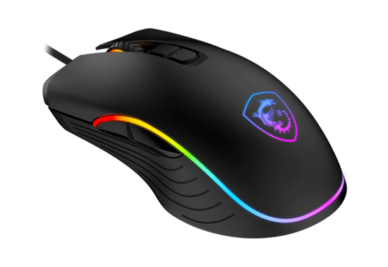 Maus Gaming MSI FORGE GM320, me kabllo, Sensor Optik, Ndriçim RGB, Dizajn Ergonomik – Zezë 8