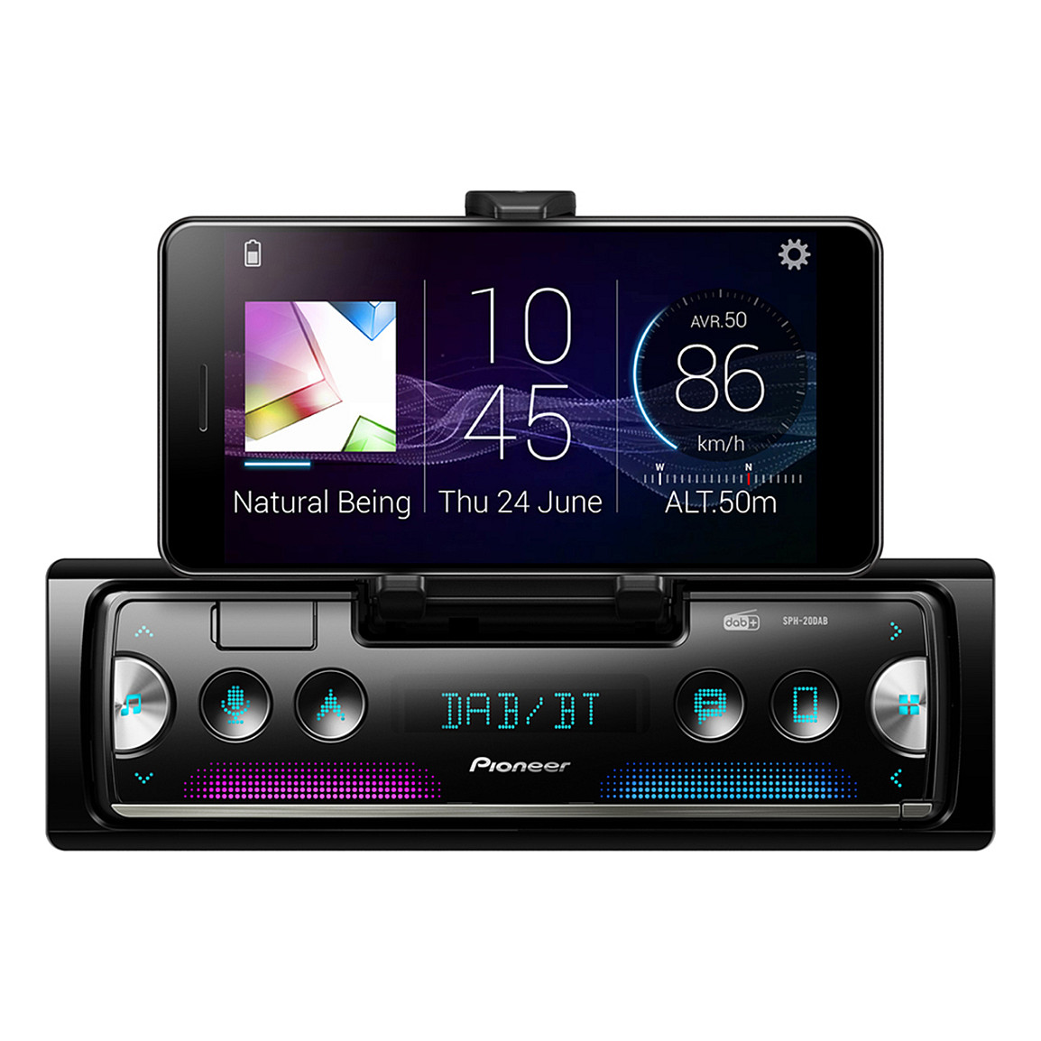 Radio për veturë Pioneer MVH-S420BT, 1 DIN, LCD, Bluetooth - Zezë 7