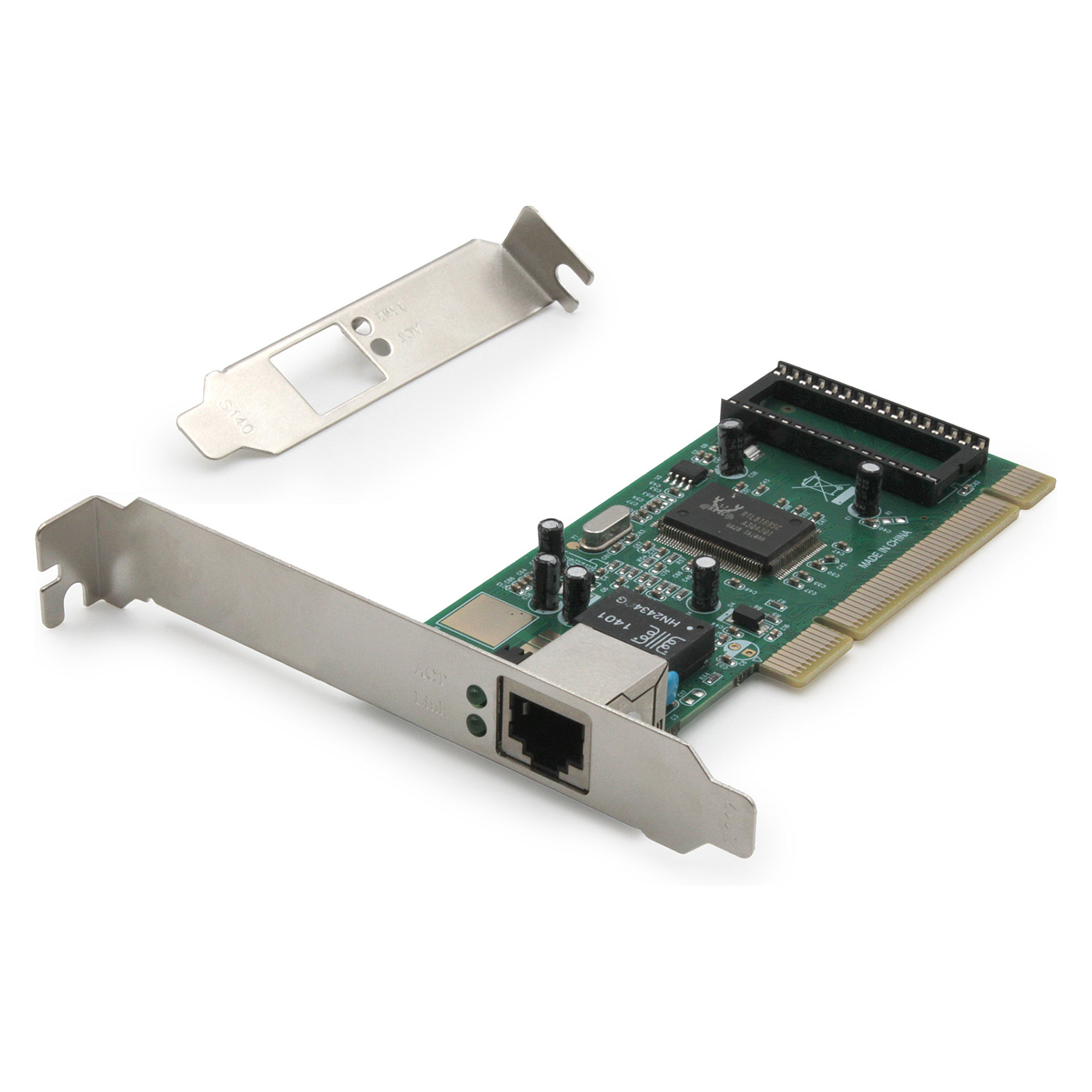 Pllakë Amë DIGITUS Single Port RJ45 PCI Express