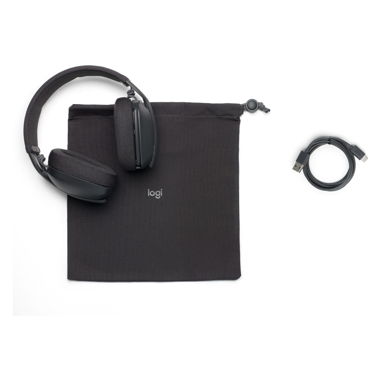 Logitech Zone Vibe 100 – Kufje pa Kabllo, Bluetooth 5.2, Stereo, Driver 40mm, 2× MEMS Microphone, Beamforming, 20h – Grafit 8