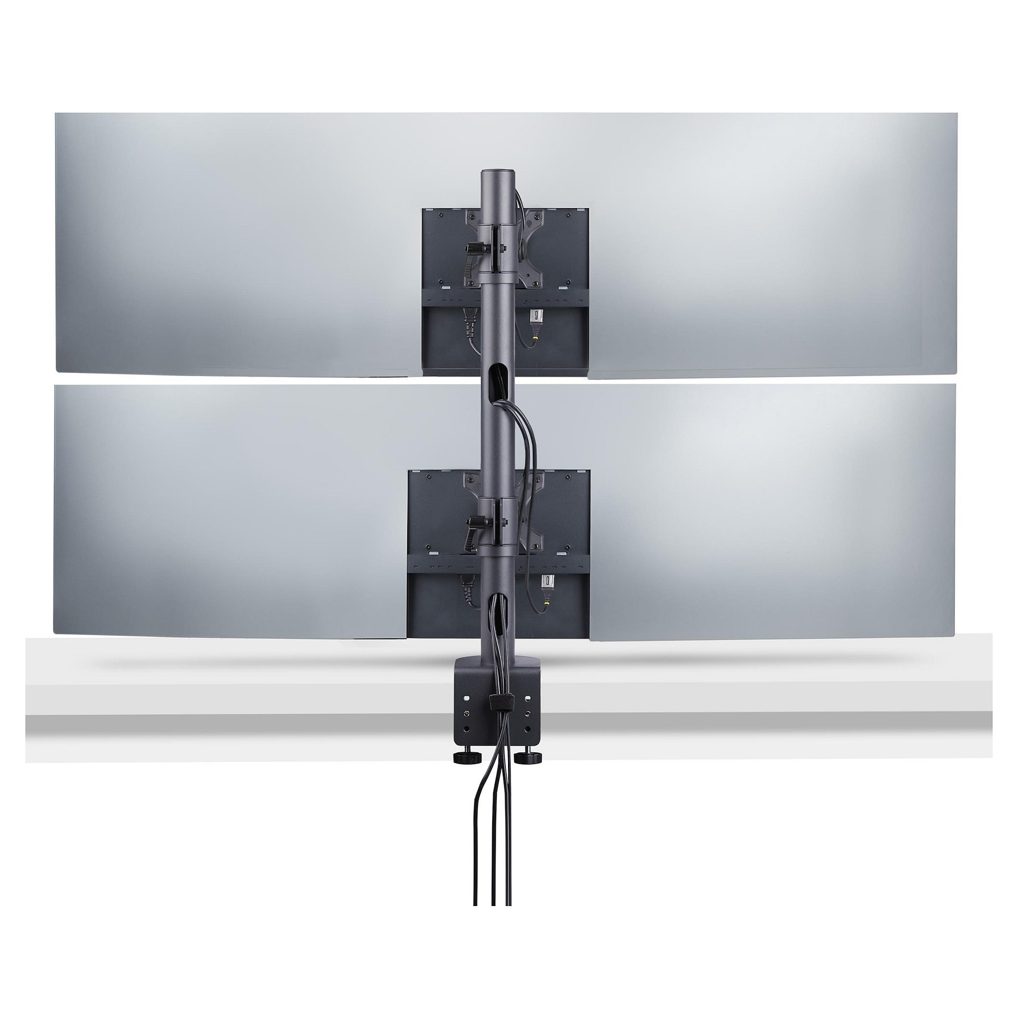 Mbajtëse për Monitor StarTech.com H2MPV-MONITOR-MOUNT , 2 Monitorë , 17–49" , deri 13kg për monitor , VESA 75x75 & 100x100 - Zezë 3