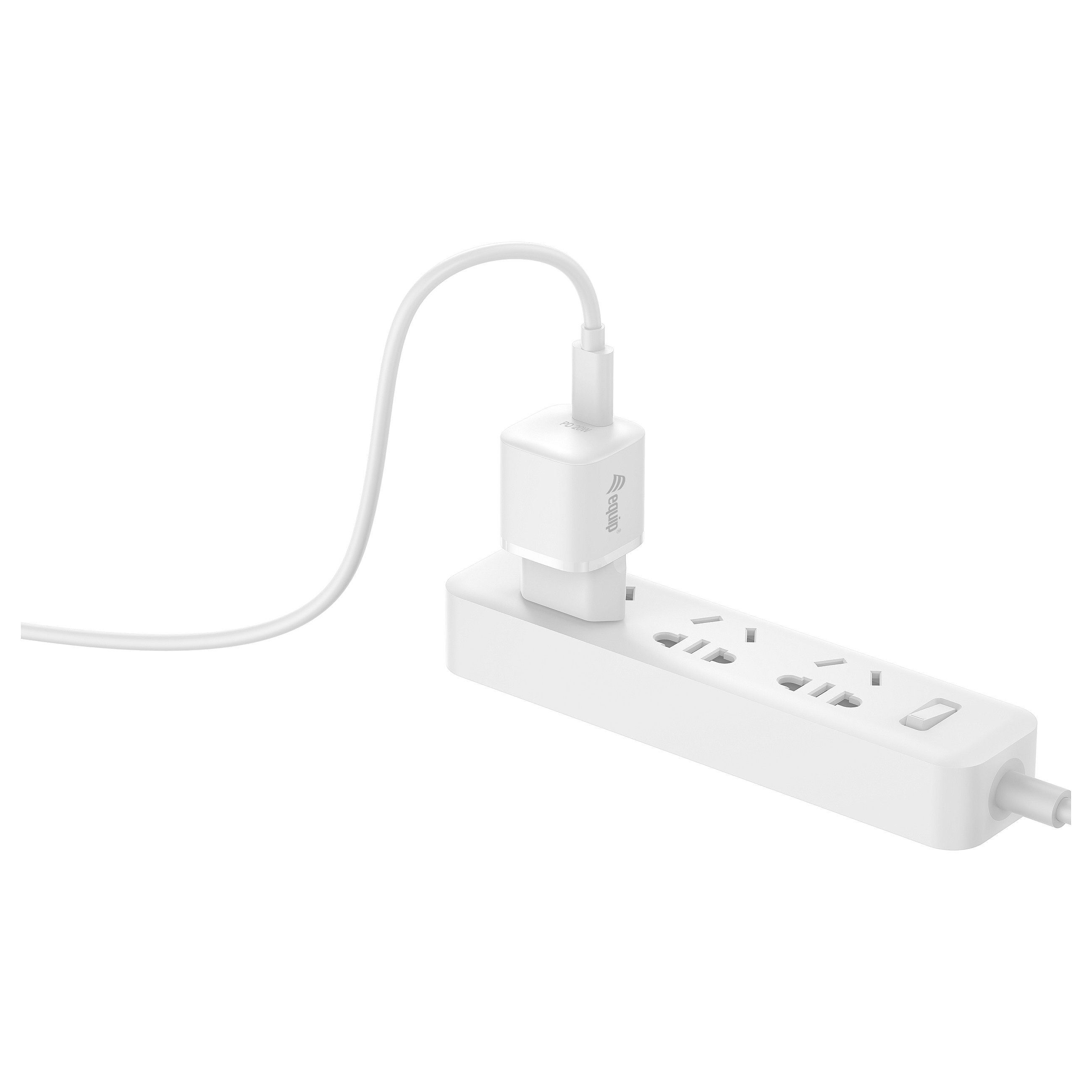 Adapter Equip 1-Port USB-C PD / 25 copë - Bardhë thumbnail 3