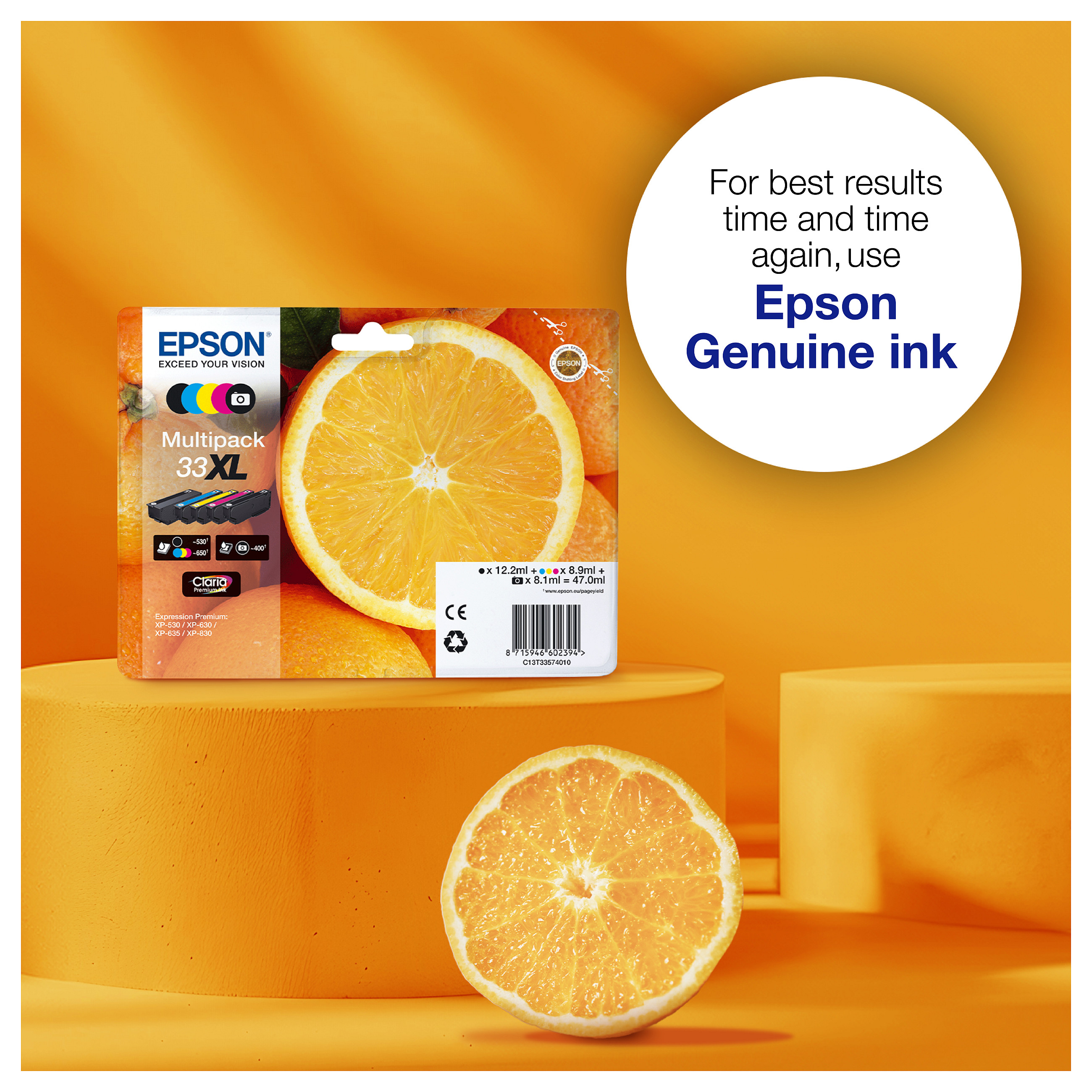 INK Epson C13T33444012 – Verdhë thumbnail 4