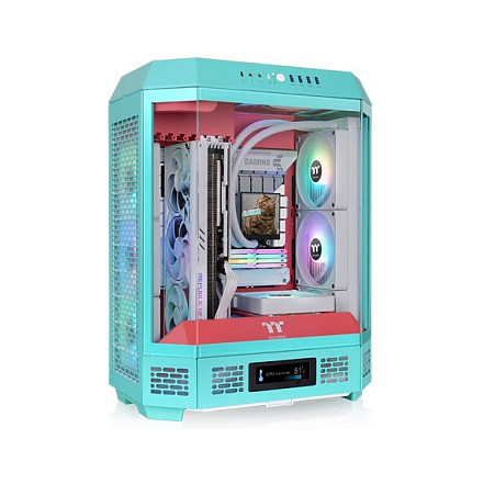Kasë Tower Thermaltake The Tower 600 - Mint/Kuqe