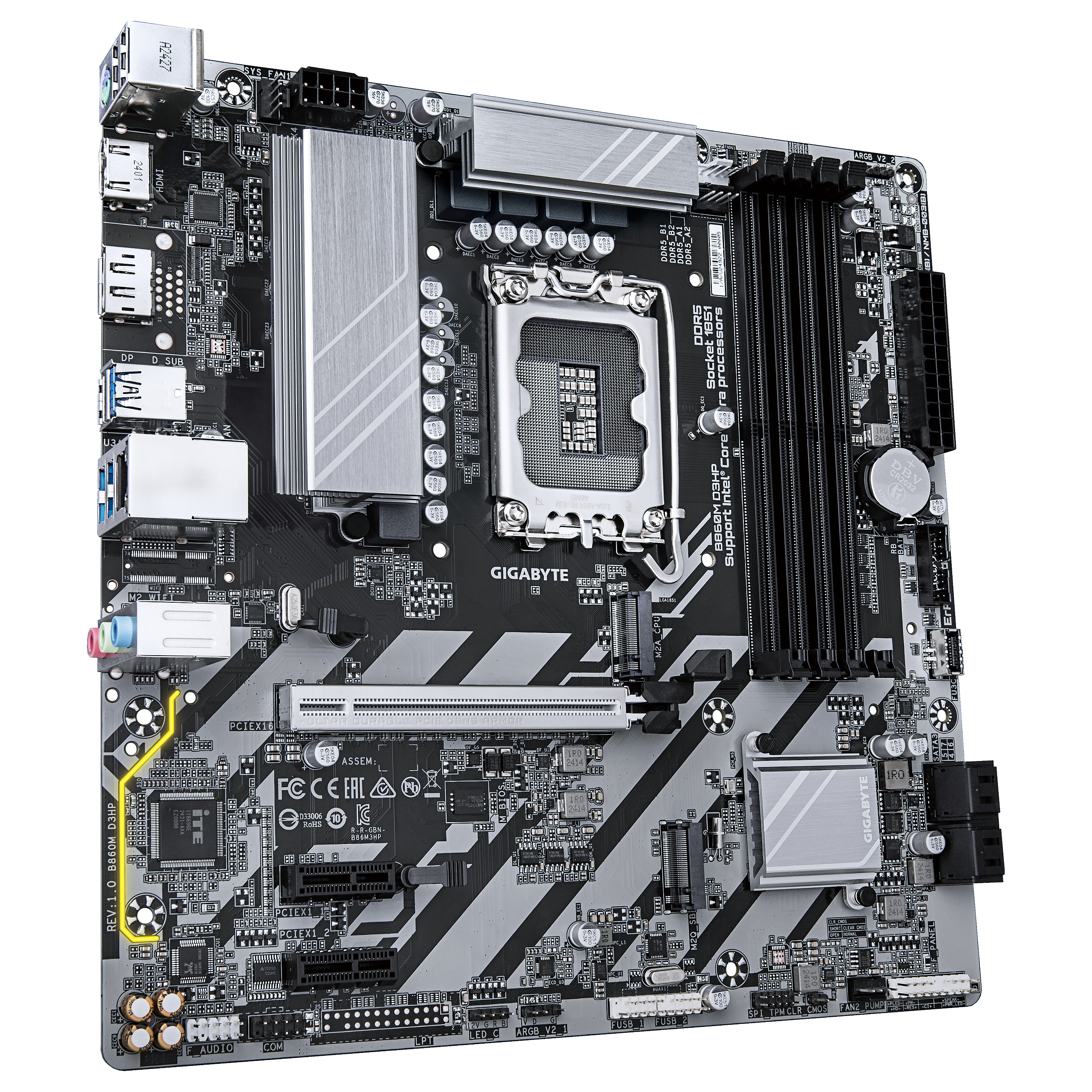 Pllakë Amë GIGABYTE B860M D3HP thumbnail 3