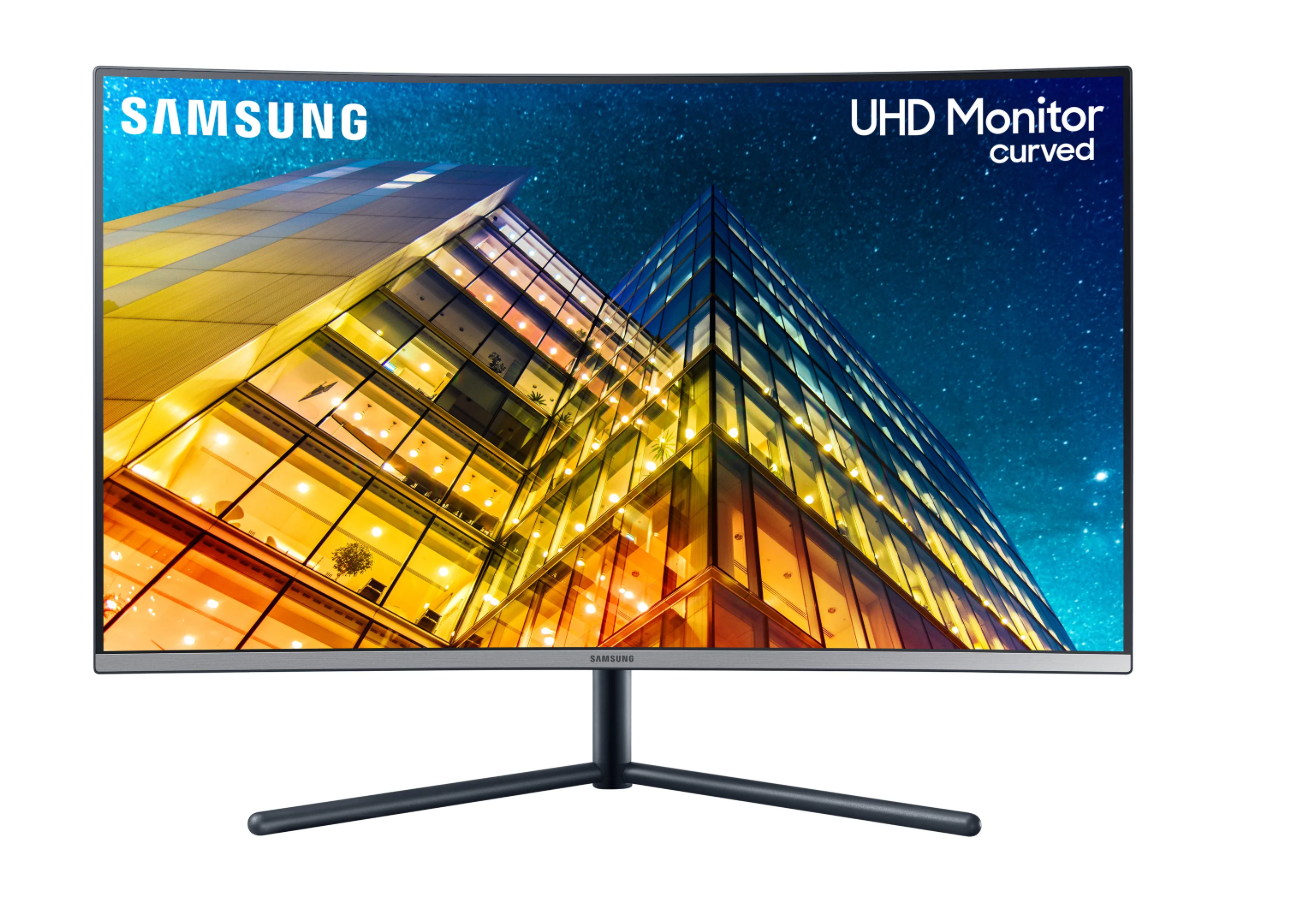 Monitor Samsung U32R590CWP, 32", 4K UHD VA Curved, 60Hz, 4ms, HDMI+DP - Blu