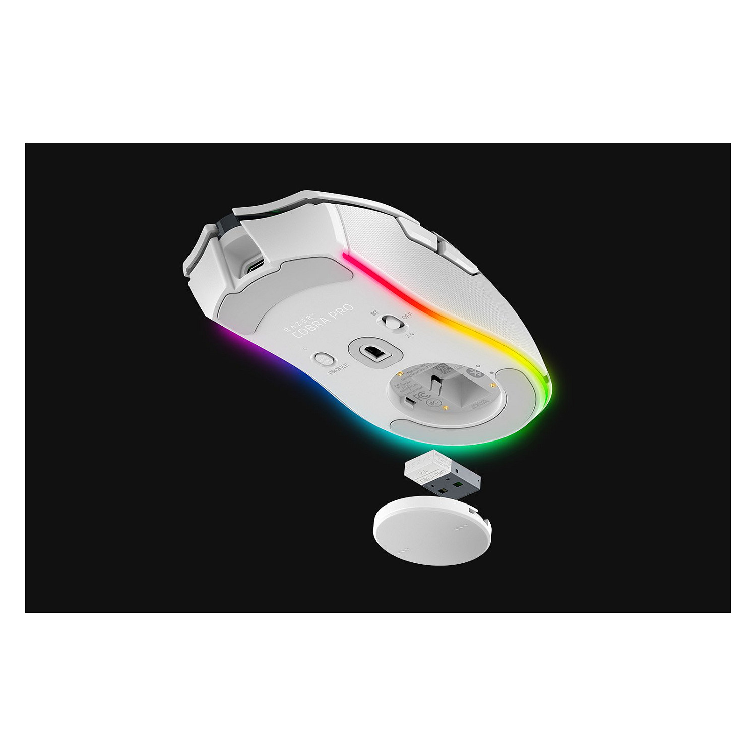 Maus Gaming Razer Cobra Pro Wireless & Wired- Bardhë thumbnail 6