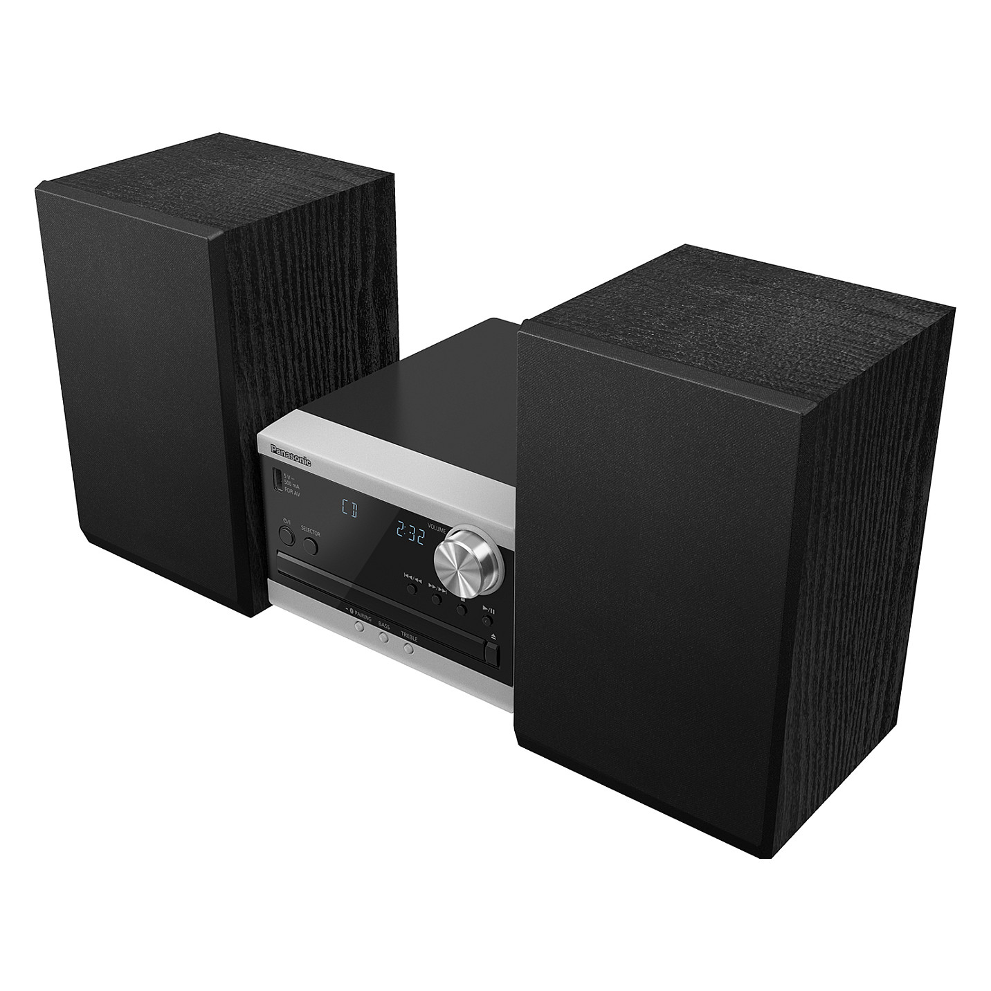 Sistem Audio Panasonic SC-PM272, 20W, CD, DAB+, FM, Bluetooth, USB – Zezë/Argjend 2